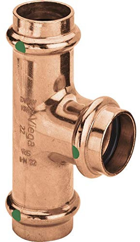 Viega T-Stück Profipress 2418 Kupfer, SC-Contur 42 x 22 x 42 mm, 324902 - 5 Stück