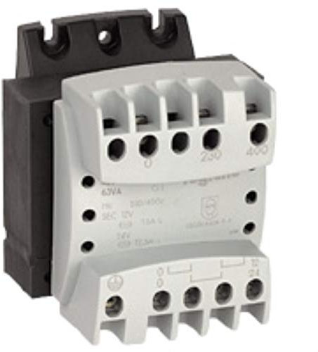 Legrand 042843 Transformateur de Sécurité, Primaire 230V à 400V et Secondaire 12V à 24V, 160VA