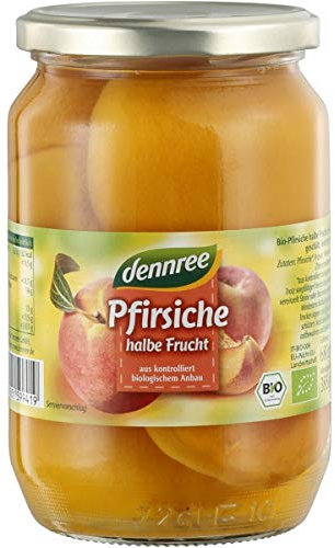dennree Pfirsiche im Glas (680 g) - Bio
