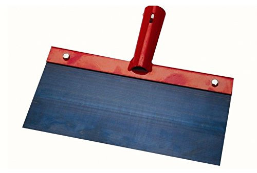 Idealspaten 72103000 Stoßscharre Sieger mit Federstahlblatt 30 cm, blau/Silber, 40 x 25 x 15 cm