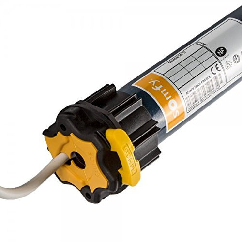 Somfy Oximo 50 RTS 15/17 Funk Rollladenmotor inkl. SW60 Adapter Blendkappenlager (9410707)