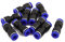 sourcing map 10Stk 6mm Dmr 2 Wege gerade Schlauch Pneumatik Luft Schnellkupplung Verbinder DE de