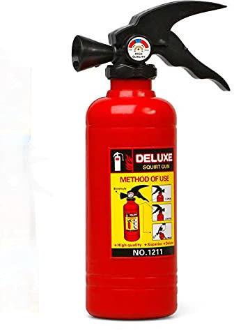 Generique - Deko-Feuerlöscher Kostüm-Accessoire rot 18cm