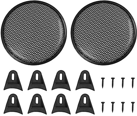 X AUTOHAUX 2pcs Grill Cover 10 Mesh Protector Speaker Cover Subwoofer Grill