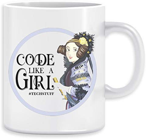 Code Like A Girl - Tech Stuff Kaffeebecher Becher Tassen Ceramic Mug Cup