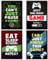 4 Pack Boys/Mens Video Game Wall Art Prints - Funny Set of 4 Stylish Design Posters For Kids Boys Bedroom (A4, Gaming Set 1)