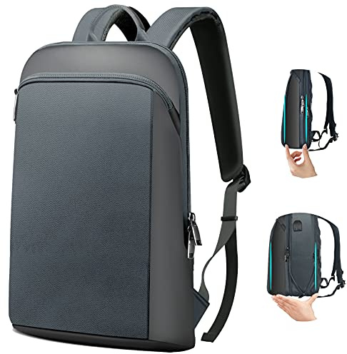 ZINZ Schlanker und Erweiterbarer 15 15,6 16 Laptop Rucksack, Diebstahlschutz, Business Reise Notebook Tasche, Mehrzweck-Tagesrucksack mit großem Fassungsvermögen für Männer und Frauen,D01G01