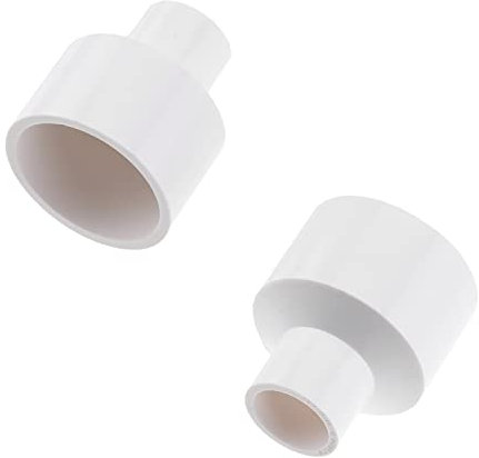 MroMax 40 mm x 20 mm ID PVC Riduzione mozzo di accoppiamento da mozzo tubo raccordo adattatore connettore 2 pezzi