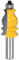 Mesee Architectural Molding Router Bit, 1/2 Inch Shank Woodworking Trimming Forming Cutter Tool