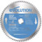 Evolution (T255TCT-70MS) - 255 mm Lama per taglio di acciaio sottile - Lama per metallo con punta in carburo che in pratica non genera surriscaldamento, ronzii o scintille