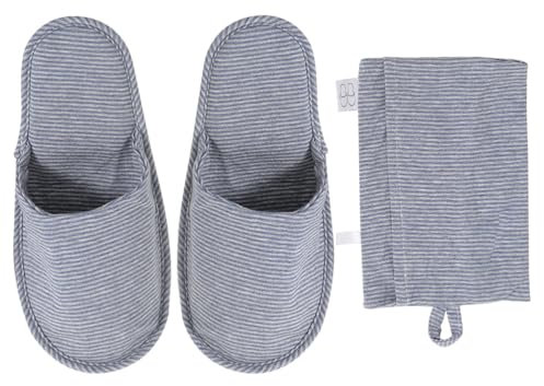 Holibanna Le Donne E Gli Uomini di Viaggio Hotel Pantofole Pieghevole Pantofole Da Viaggio con Borsa Per Il Trasporto