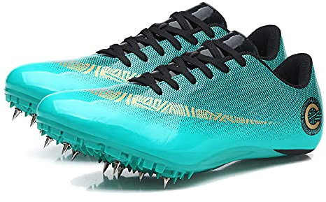 Männer Frauen Laufschuhe Trainingsschuhe Leichtathletik Sprint Spikes Männliche Leichte Trainingsschuh Lace Up Atmungsaktive Turnschuhe Spike-Schuhe Tragen Geeignet Für Professionelle Sportschuh