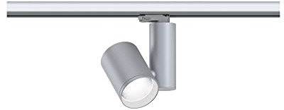 Paulmann 91346 LED Schienensystem ProRail3 Schienenspot Zeuz 39° 33W 4000K 230V Silber dimmbar Schienensysteme Deckenschiene Metall, Kunststoff