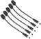9V Battery Connector, 5 Pcs 9V Battery Clip Connector Power Supply Adapter 17 cm Length Pure Power Battery Snap Connector for Guitar Effect Pedals