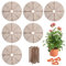 6 Pack Plant Pot Grid Protector - Soil Cover Guards for Indoor Plants - Baby, Cat, Dog & Animal Proof - Complete with Planter Feet 3 Pack