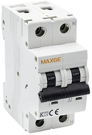 CABLEPELADO Interruptor magnetotérmico residencial CURVA C | 6kA | 1P + Neutro | 50 A