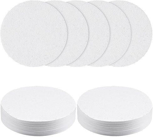 HOTUT Filtri Caffè in Carta 100 Pezzi, 58mm Carta Filtro per Caffè Rotonda Filtri da Caffè Non Sbiancati, 100% Naturale Filtri Caffè Monouso, per Macchine da Caffè Caffettiere Moka Pot