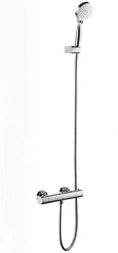 Handbrause Thermostat Handbrause und Duschset Wandmontiertes Duschset ohne Wasserhahn Dekoration