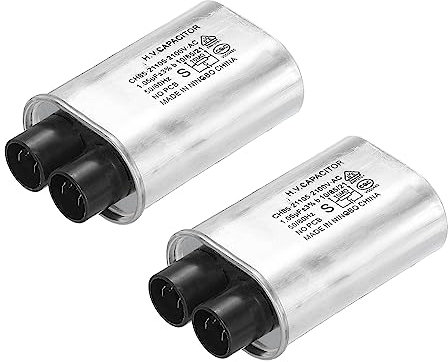 QUARKZMAN Micro-ondes Condensateur Remplacement Haute Tension Four Condensateur 2100VAC 1.05uf Paquet de 2