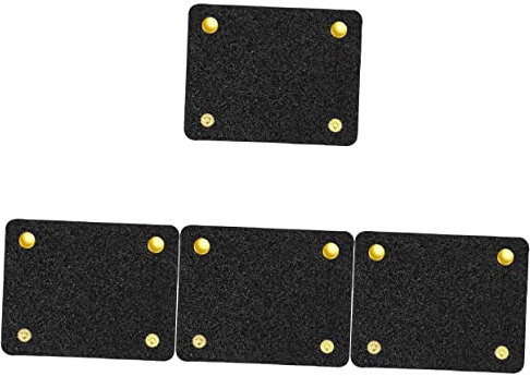 VILLCASE 4 Stück Griffschutz Lederetui Griffabdeckung Für Handtaschen Taschengriff Wickeln Gepäcktaschengriffsattel Koffer Gepäck Zieht Gepäckhülle Geldbörse Ärmel Mann Pu-leder Mit Deckel