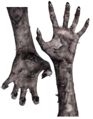 iSpchen Halloween-Aufkleber Kreative Ghost Hand Aufkleber Horror Autofensteraufkleber Halloween Party Dekoration Sticker Halloween-Wandaufkleber für Glasfenster im Wohnzimmer und Schlafzimmer,Typ 2