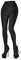 blingqueen Stivali alla moda da donna con tacco alto, Tessuto nero, 38