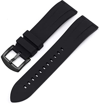 PLACKE Brotte de montres en silicone de 22 mm Ligne la bande de bracelet en caoutchouc de plongée étanche de la plongée en caoutchouc ajustement for Huawei Fit for Samsung Fit for Seiko Fit for Omega