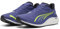 PUMA Electrify Nitro 4, Zapatillas para Correr de Carretera Hombre, Blue Crystal-Yellow Alert, 42 EU