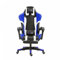 Herzberg HG-8083: Tric Gaming e sedia da ufficio colore blu, bianco e nero