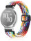 YealRed Nylon Strap Compatible with Garmin Lily 2 Active/ 2 Classic, Magnetic Buckle Sport Band, Nylon Replacement Strap for Garmin Lily 2/2 Sport (Rainbow)