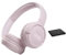 JBL Tune 510BT Casque supra-auriculaire Bluetooth sans fil avec son Purebass – avec chiffon de nettoyage (rose, standard)