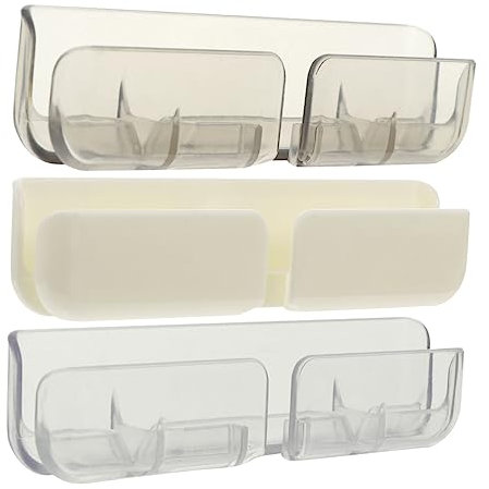 HOMSFOU 9-Piece No-Punch Data Cable Organizer Cable Clips Cord Holder Easy to Use for Audio Camera Wires