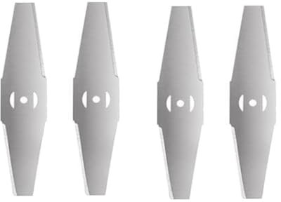 Lot de 4 Lames métalliques, appliquées à des Coupe-Bordures à Batterie/débroussailleuse à Batterie, 6 Pouces Robuste et Durable