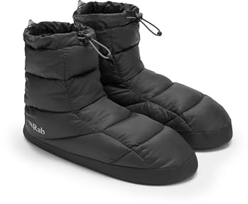 Rab Cirrus Hut Boots - Black (Black) - M | PrimaLoft Insulated Booties, for Skiing & Mountaineering