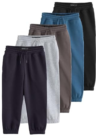 NEXT Jungen Basic-Jogginghose im Regular Fit, 5er-Pack 98-176