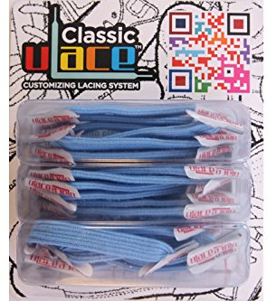 U-Lace Schnürsenkel Big Pack mit 16 Laces Light Blue