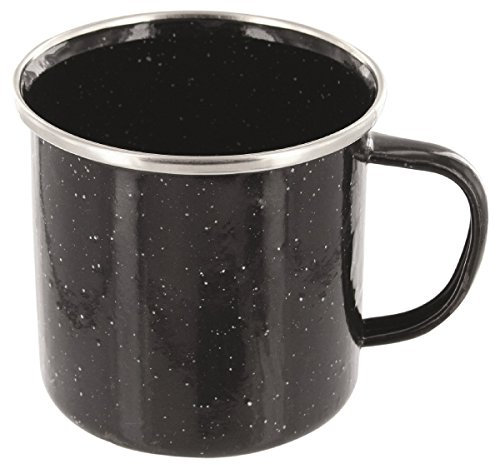 Highlander Deluxe Enamel Mug - Black
