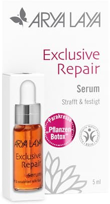 ARYA LAYA Exclusive Repair Serum: straffende und festigende Anti-Aging Pflege mit Sofort-Effekt schon nach der ersten Anwendung, bei nachlassender Vitalität der Haut, 5 ml (Probiergröße)