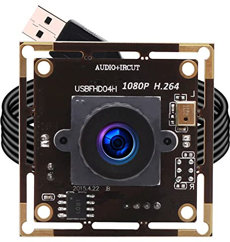 ELP 2.1mm wide angle lens Raspberry Pi 1080P H.264 microphone PC Web usb security camera