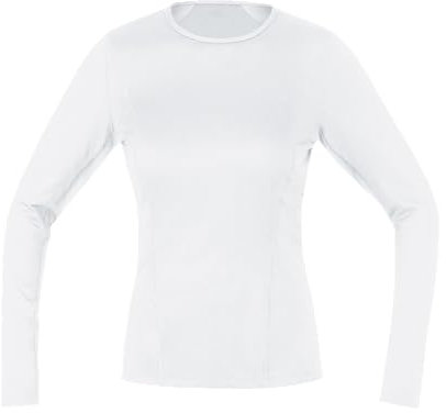 GOREWEAR M Women Base Layer Long Sleeve Shirt, White, 38