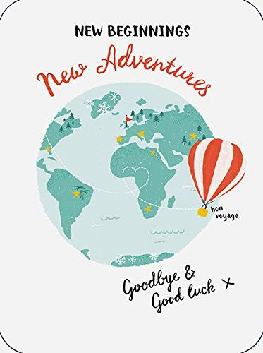 New Adventures Goodbye and Good Luck Card