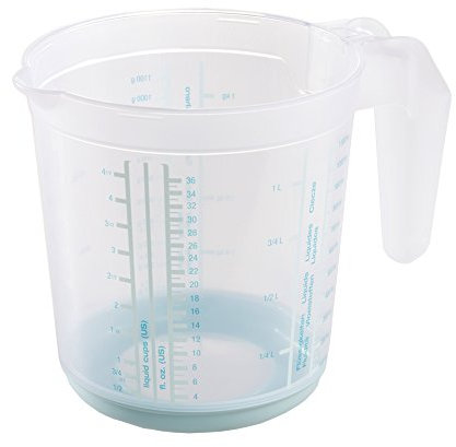 keeeper Saupoudreuse à sucre glace avec fonctions dosage et antifuite, Plastique sans BPA, 8,5 x 7,5 x 15,5 cm, Tabea, Vert menthe/Blanc