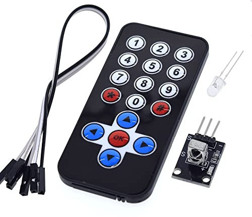 DollaTek Kit modulo sensore Telecomando Senza Fili a infrarossi a infrarossi IR per Arduino