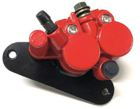 Bremssattel Bremszange vorne passend für Sym Cello, Jet 50, Euro X, Fiddle II – Erstausrüsterqualität, inkl. Bremsbeläge, Lochabstand 100 mm