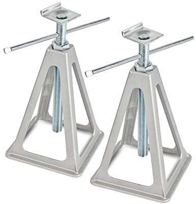 Alu Stützbock Set | L-Profil | 1000Kg Tragkraft | 42cm Höhe | L-Aufnahme (2)