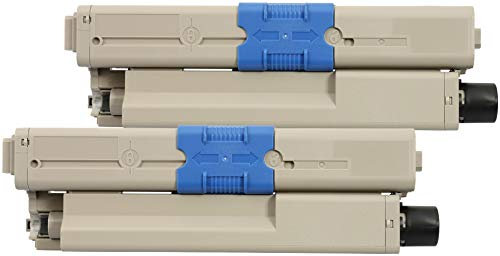TONER EXPERTE® 44469803 2 Schwarz Toner kompatibel für Oki C310dn C330dn C331dn C510dn C511dn C530dn C531dn MC352dn MC361dn MC362dn MC561 MC561dn MC562dn MC562dnw MC562w (3500 Seiten)