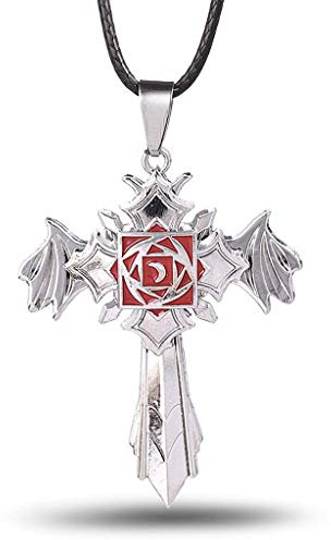 Halloween Medaille Anhänger, Vampir Ritter Medaille, rotierende Anhänger