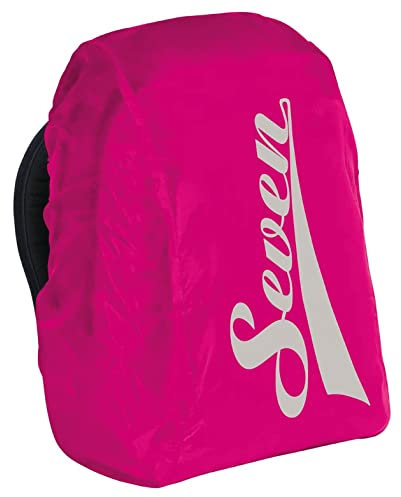 SEVEN, Rucksack-Abdeckung, leuchtpink, Kratzfest, für Mädchen & Jungen