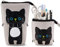 TOYESS - Astuccio Telescopico per Matite a Forma di Gatto per Bambina e Bambino, Telescopica Astuccio Portapenne in Tela per Bambini, Ragazze e Ragazzi, Grigio
