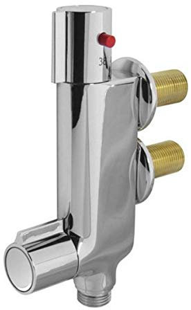 Vertical Thermostatic Mixer Valve for Static Caravan Bathroom Plumbing Shower